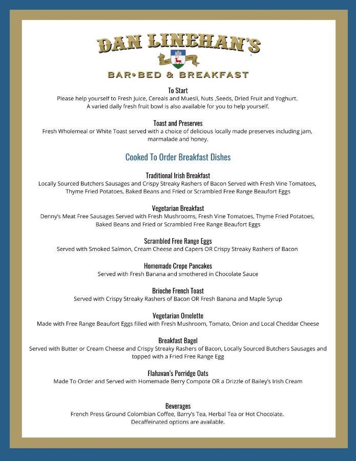 Dan Linehan'S B&B Bed & Breakfast Killarney