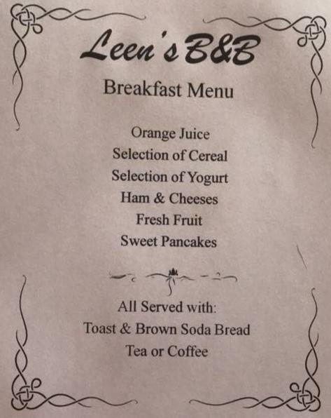 Bed & Breakfast Leens Killarney